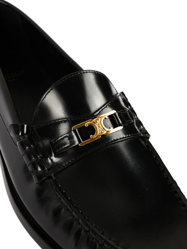 Triomphe Accent Leather Loafer