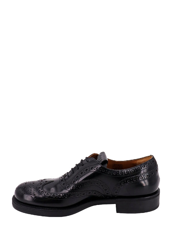 Brogue Leather Lace-Up Shoes