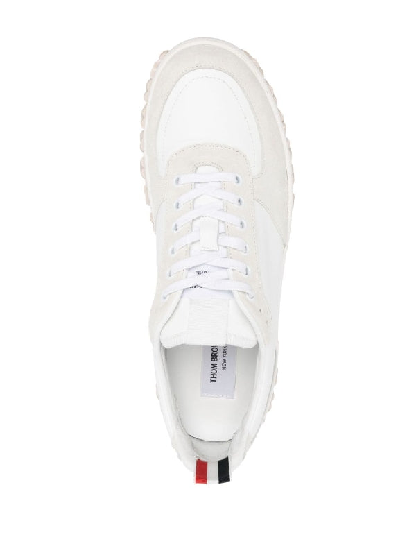 RWB Label Letterman Calfskin Sneakers