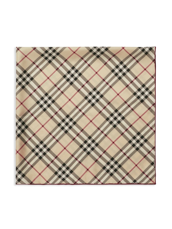 Vintage Check Silk Muffler