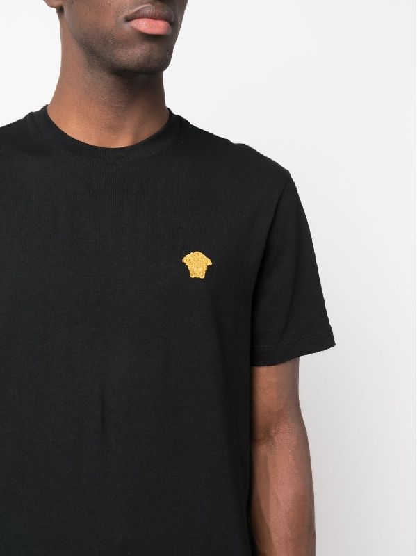 Versace T-shirts and Polos Black Polo Shirts