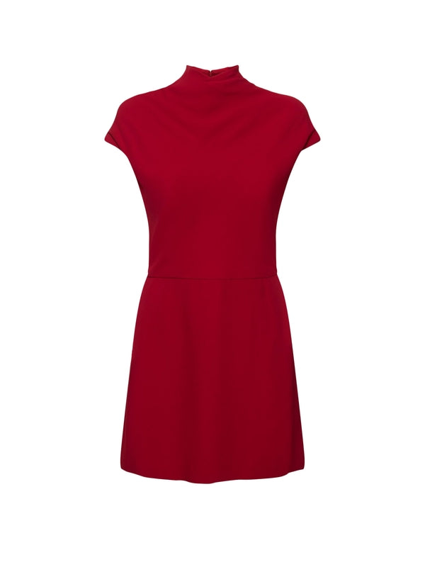 Viscose Blend Mini Dress