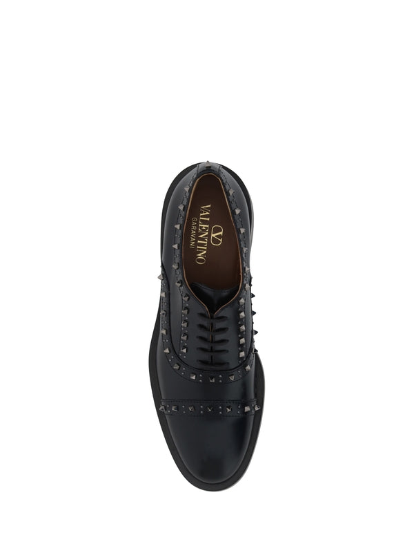 Rockstud Lace-up Shoes