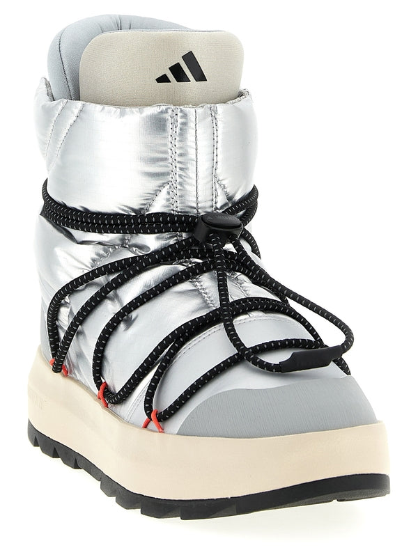 Adidas Silver Ankle Boots
