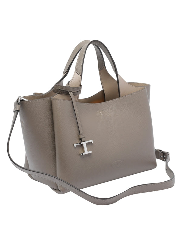 Tod'S Grey Tote Bags
