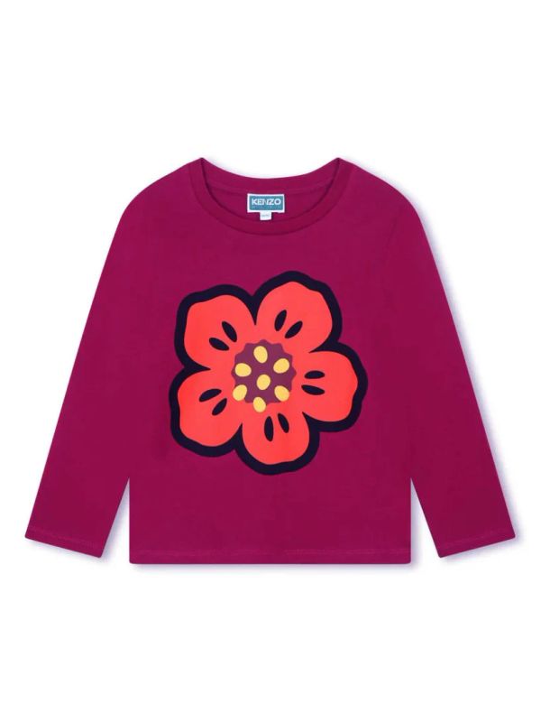 Bokeh Flower Longsleeve Top