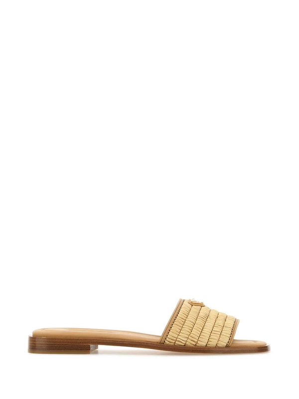 Prada Beige Slides