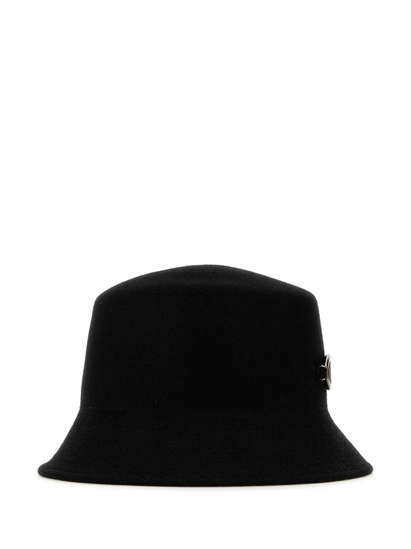 V Logo Wool Bucket Hat