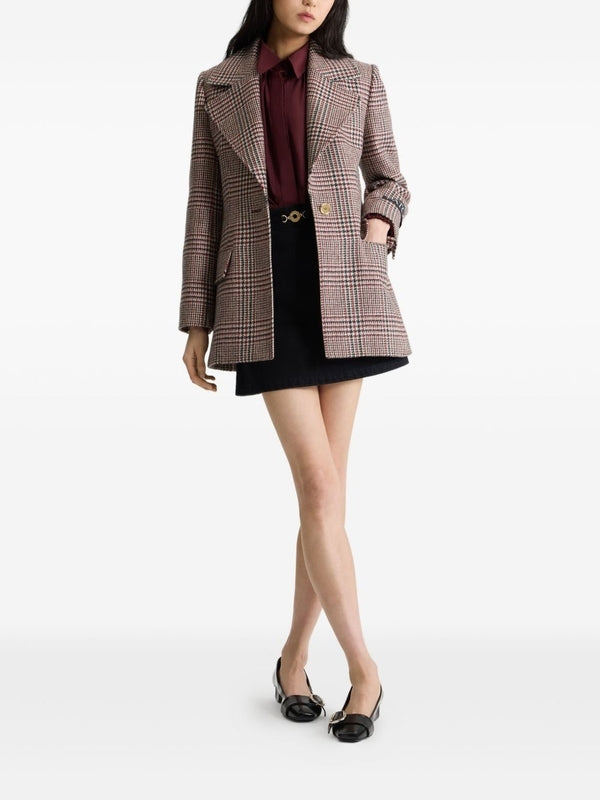 Patou Multicolor Checked Coats