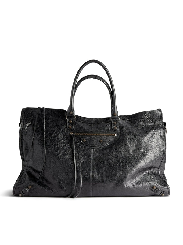 City Leather Boston Bag