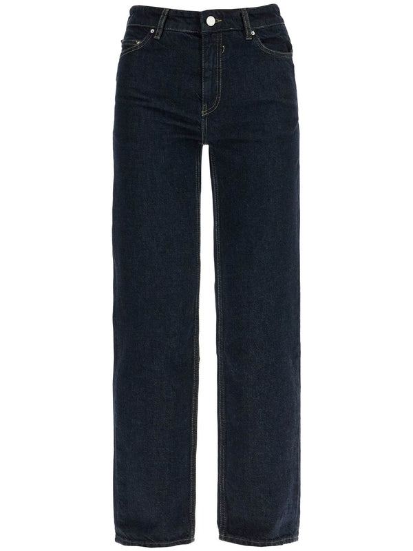 Back Logo Patch Denim Pants