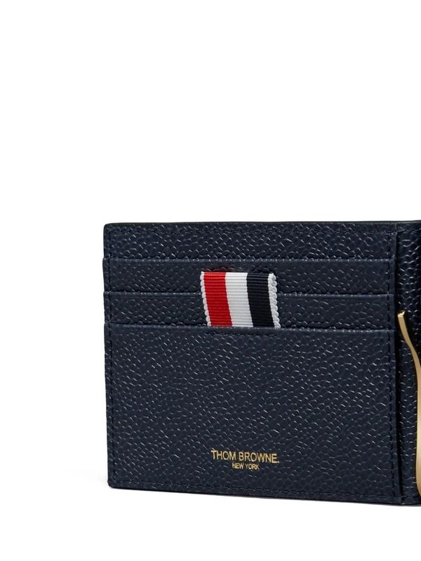 Thom Browne Navy Card Holders