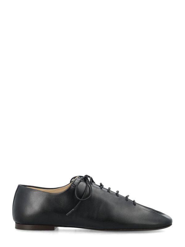 Souris Square Toe Lace-Up Shoes