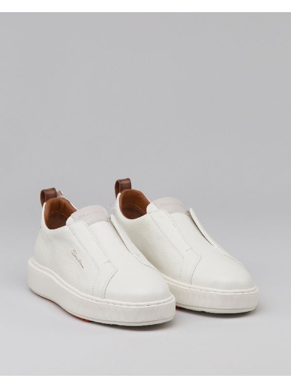 Logo Leather Lowtop Sneakers