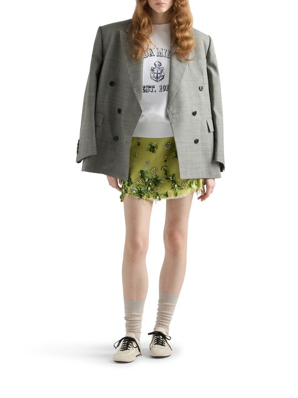 Back Triangle Logo Cotton Sweatshirt