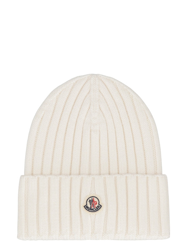 Moncler White Beanies