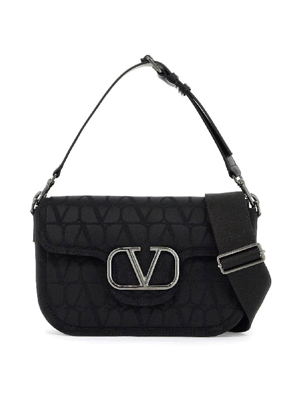 V Logo Iconography Shoulder Bag - Jente