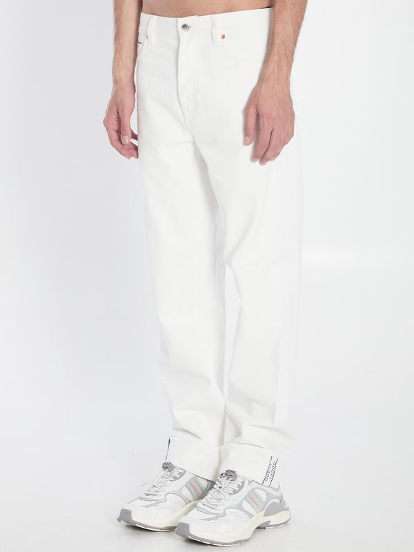 GUCCI Gucci White Pants | jentestore