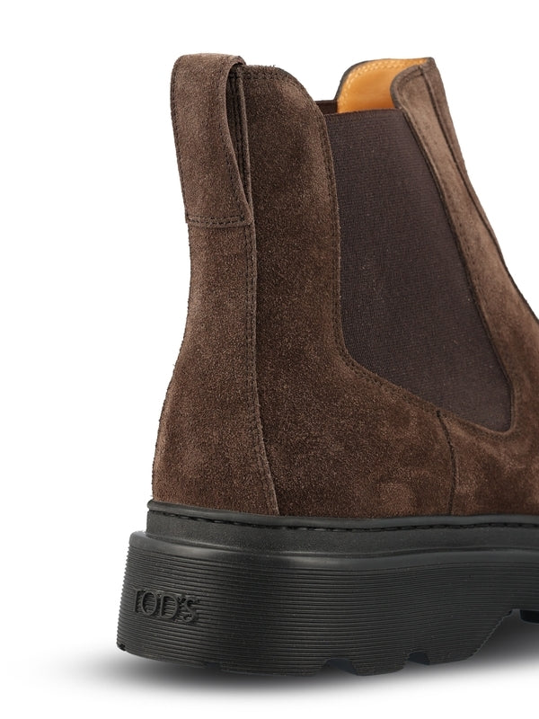 Tod's Brown Chelsea Boots