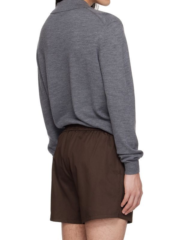 Logo Embroidered Stripe Polo Shirt