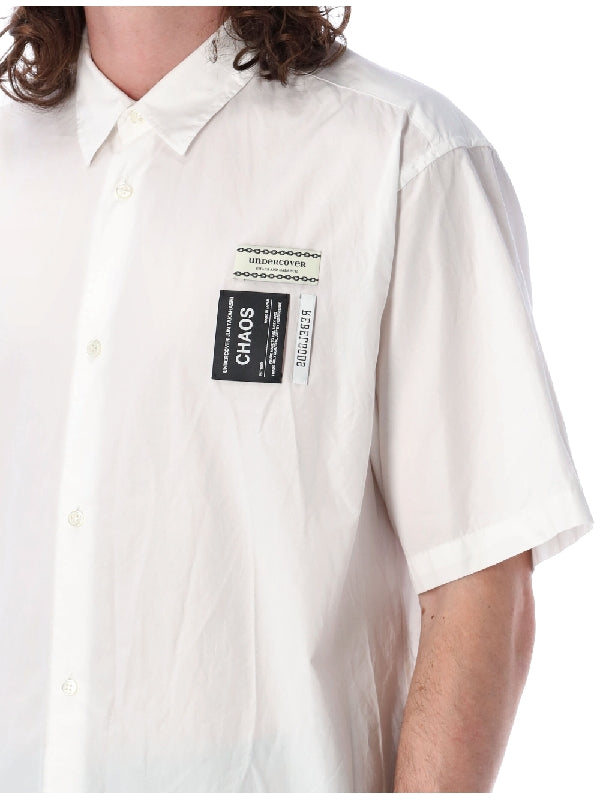 Name Tag Printed Short Sleeve Shirt