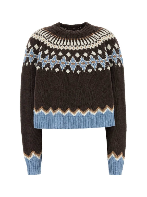 Jacquard
  Pattern Wool Knit