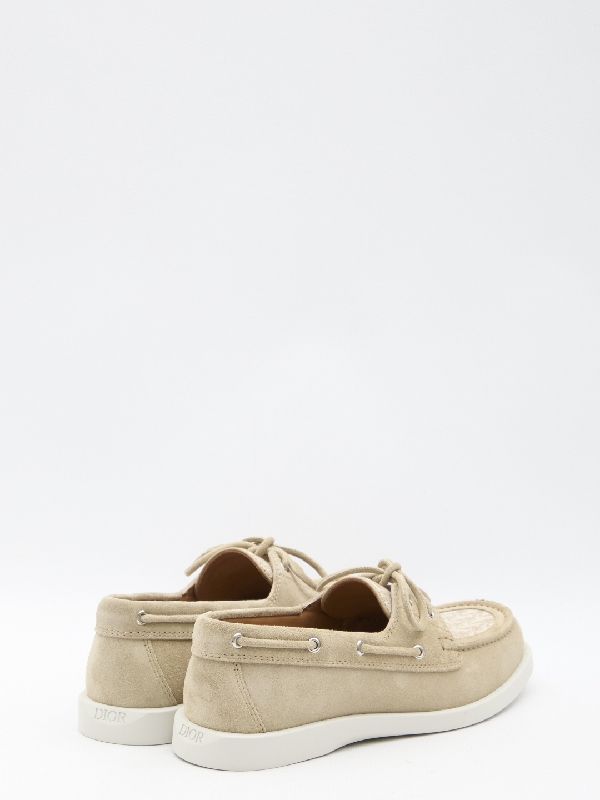 Granville Suede Boat Shoes - Jente