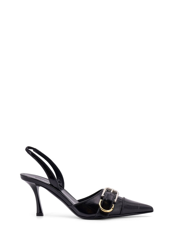Voyoule Buckle Strap Leather Sandal
  Heels