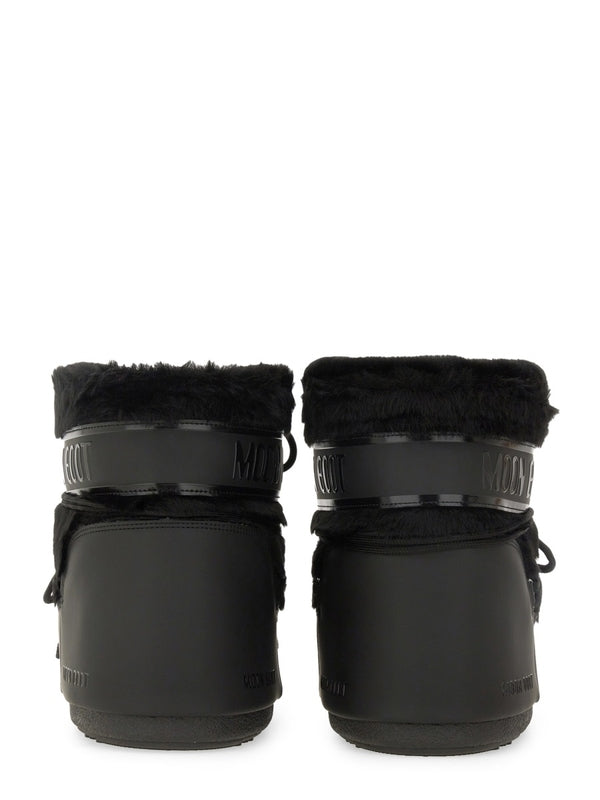 Moon Boot Black Lace-Up Boots