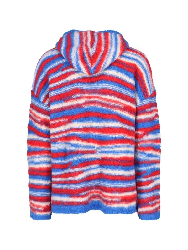 Stripe Knit Hood