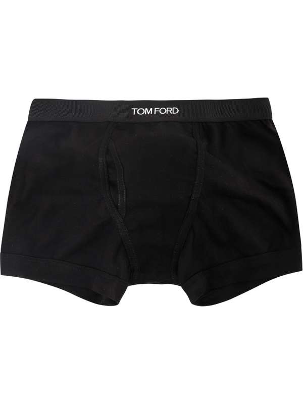 Logo Waistband Black Boxer Underwear