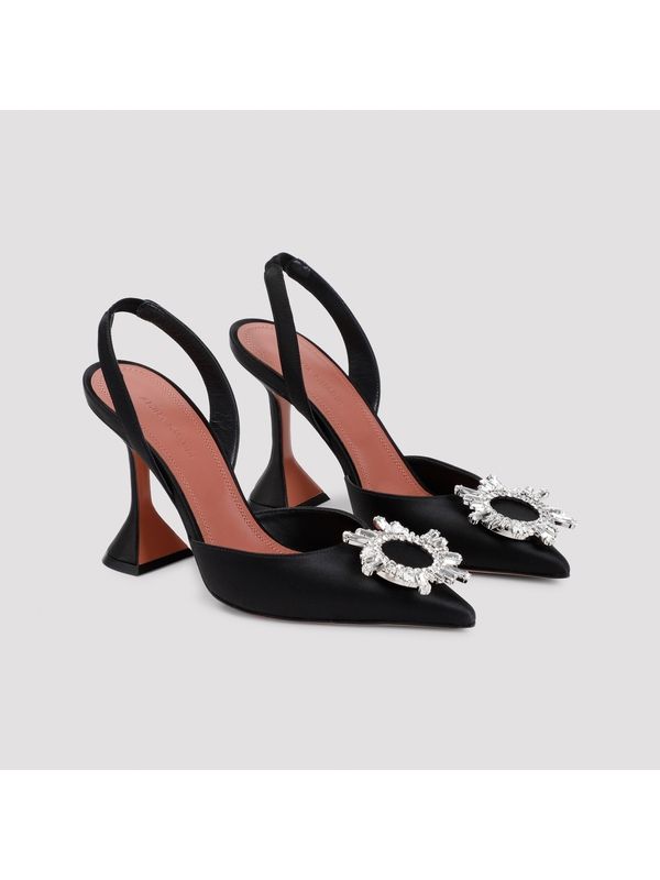 Begum Satin Slingback Heels