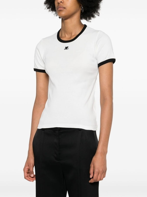 Courrèges White Half Sleeve