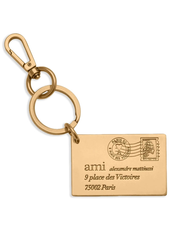 Logo Lettering Charm Keyring