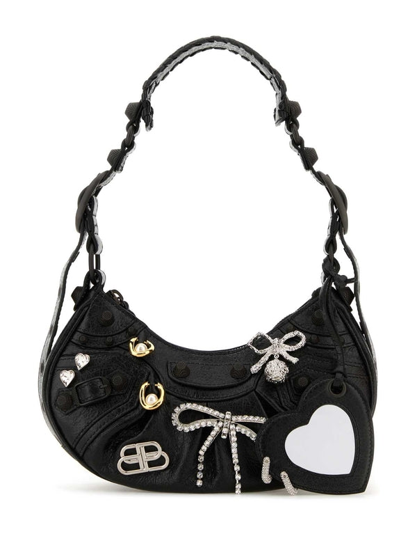 Balenciaga Le Cargol Xs Black Crossbody & Shoulder Bags