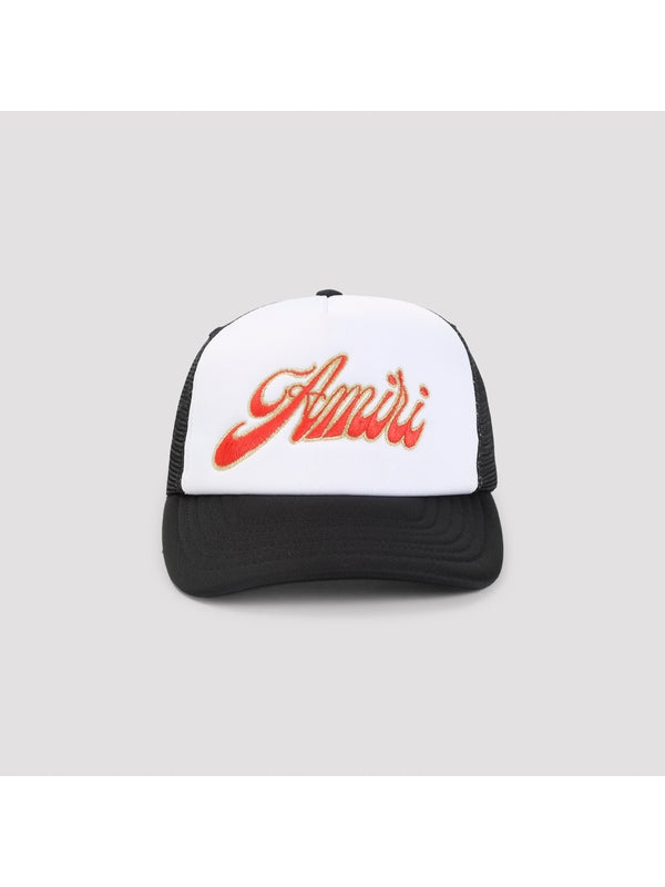 Amiri White Black Cap