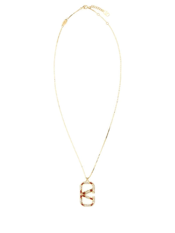 Signature V Logo Necklace