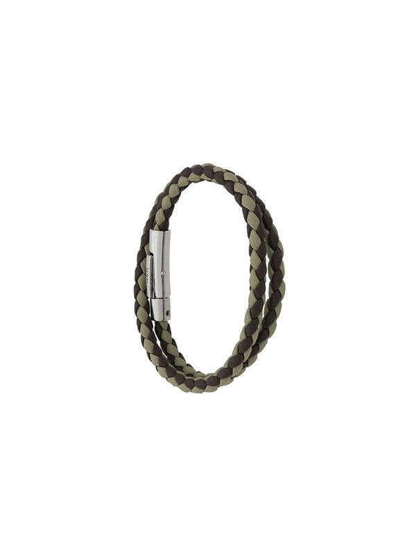 Logo Accent Buckle Leather
  Bracelet