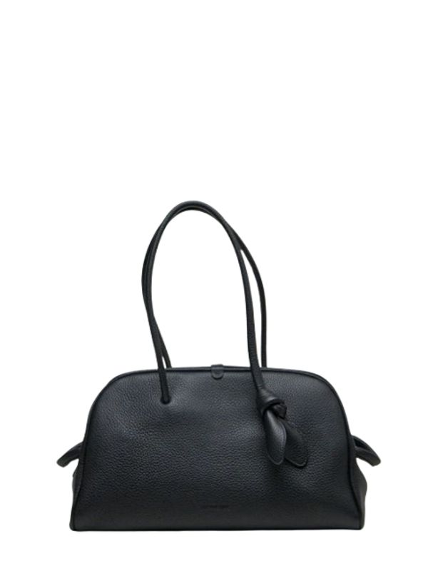 Turismo Black Leather Tote Bag