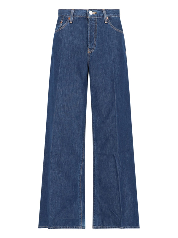 Wide Denim Pants