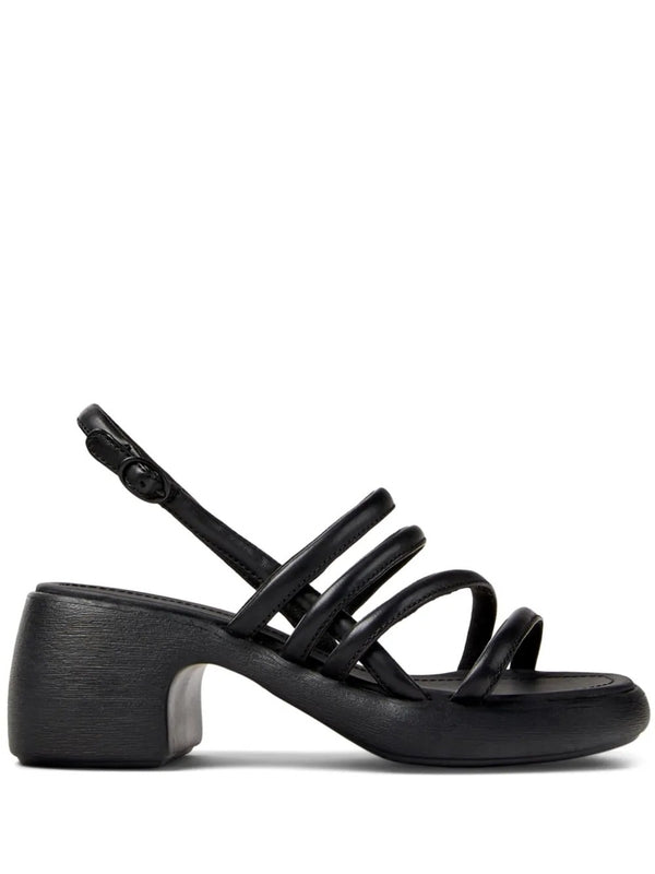 Camper Black Sandals Heel