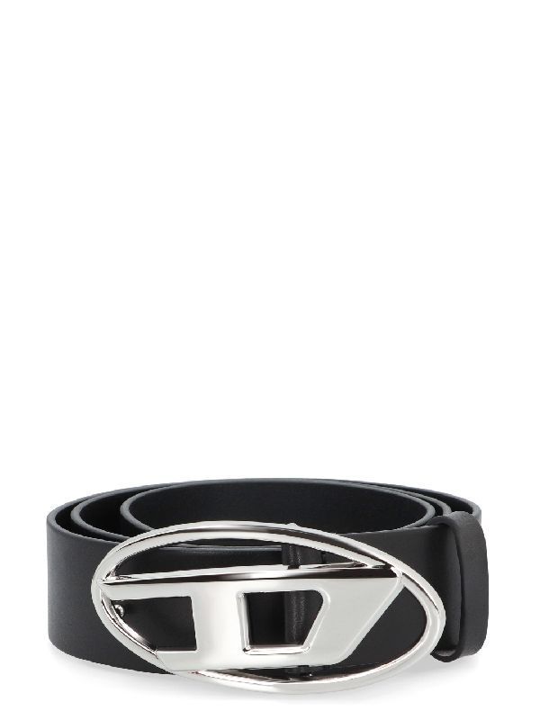 1dr Metal Logo Buckle Leather Belt