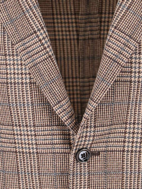 Boutonniere Check Single Blazer