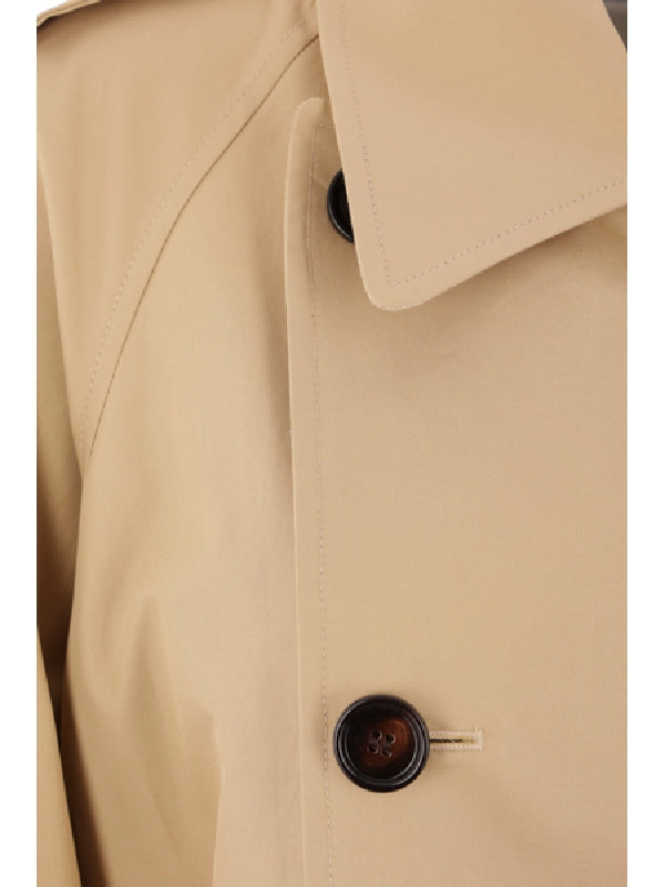 Belted Double Midi Trench Coat