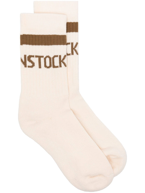 Logo Jacquard Cotton Socks