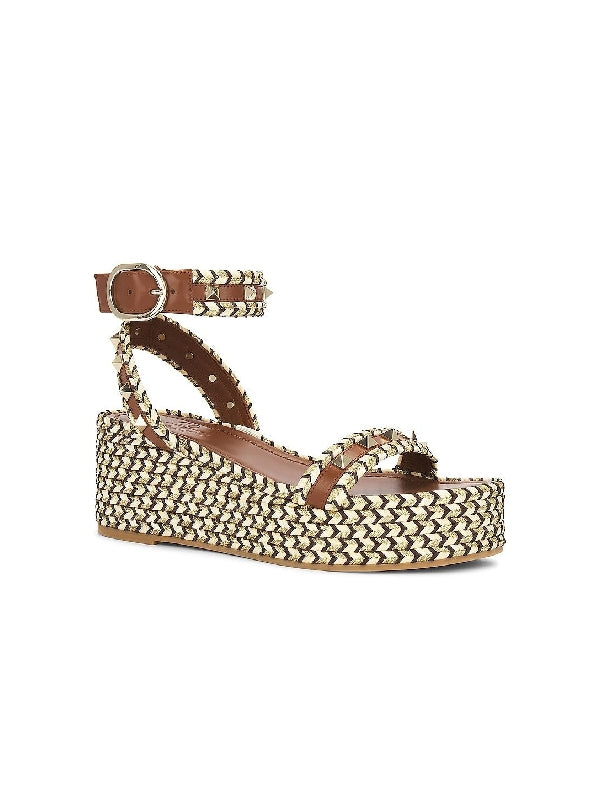 Rockstud Espadrille Wedge Sandal