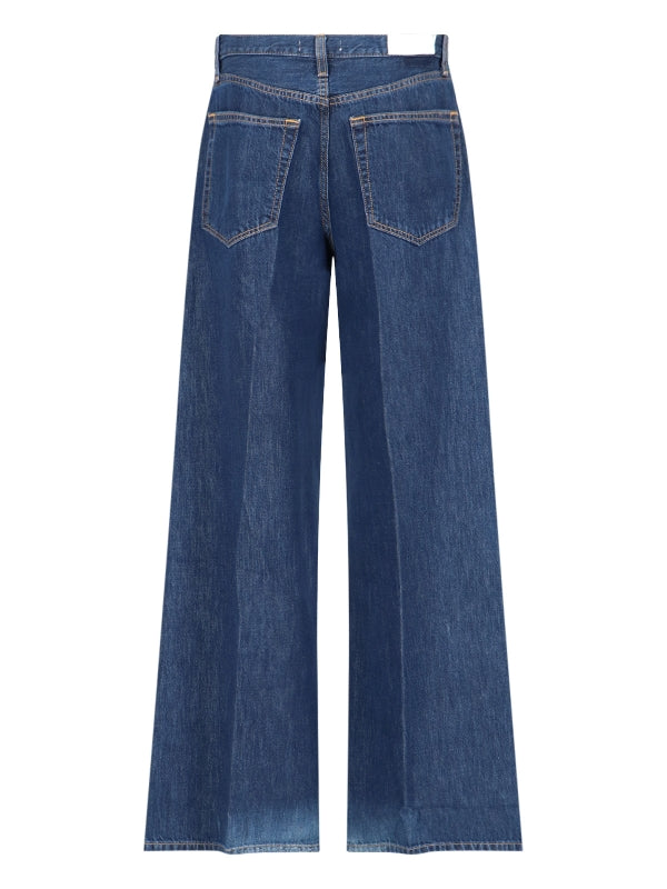 Wide Denim Pants