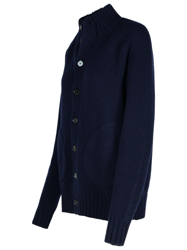 High-Neck Wool Cardigan - Jente