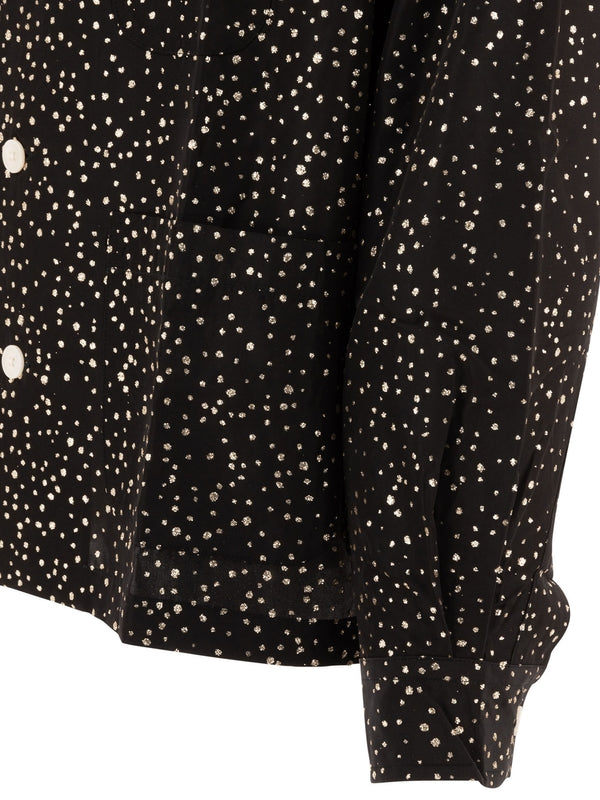 Glitter Dot Pattern Shirt
