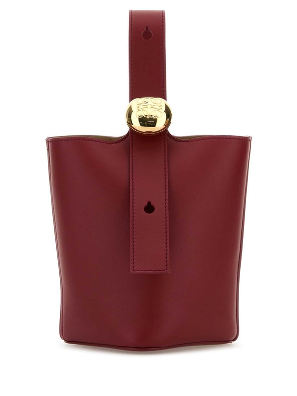 Pebble Calfskin Bucket Bag